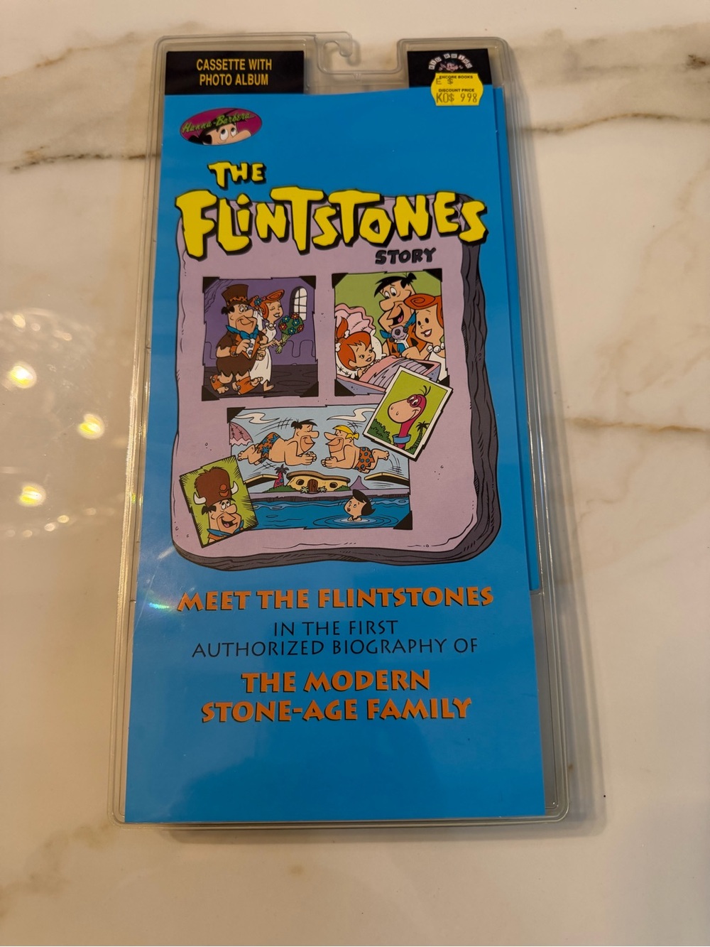 The Flintstones Story Part 1 & 2 Cassette With Photo Album 1994 Vintage New